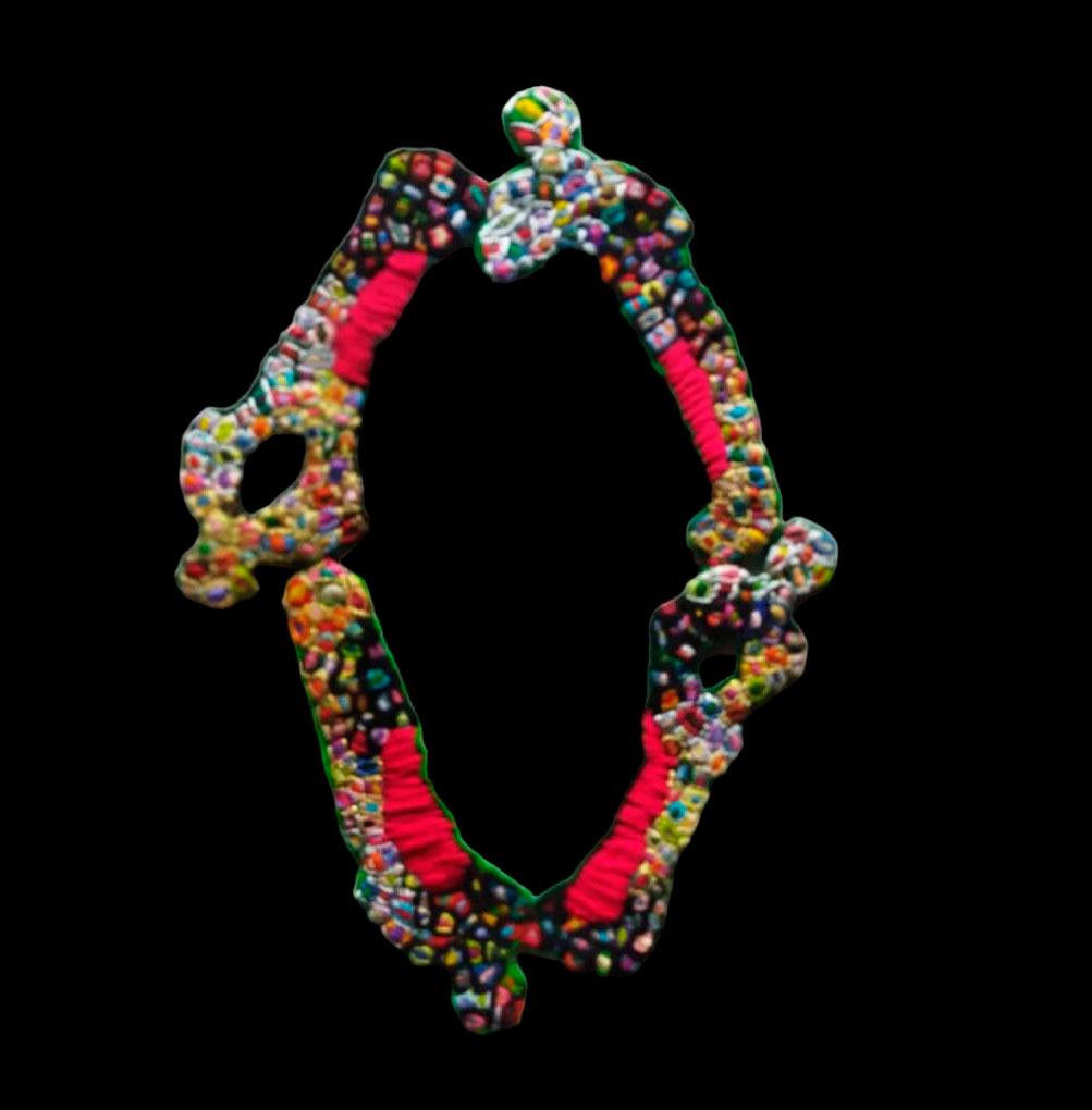 Collar joyería contemporánea
